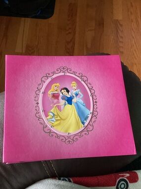 Disney Pink Princess Scrapbook with Snow White, Cinderella & Aurora